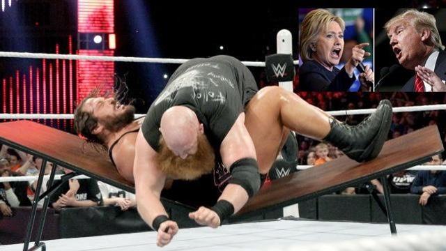 Scripted spectacle of cartoonish conflict airs tonight; also, WWE Raw is on