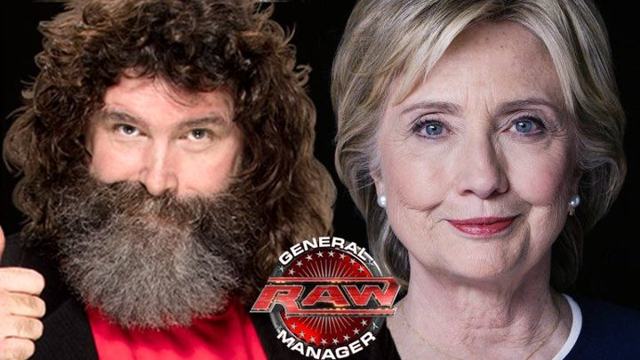 Clinton announces she will run for Raw GM