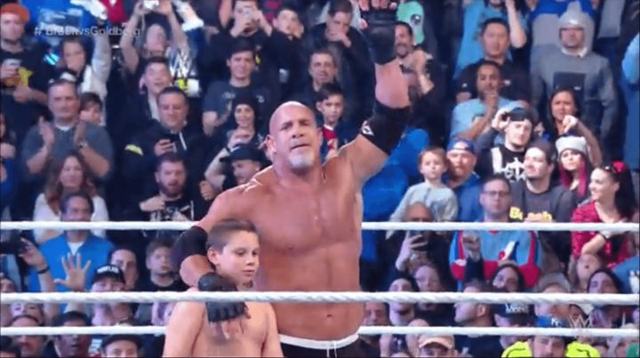 Lesnar demands match against Goldberg’s shirtless son