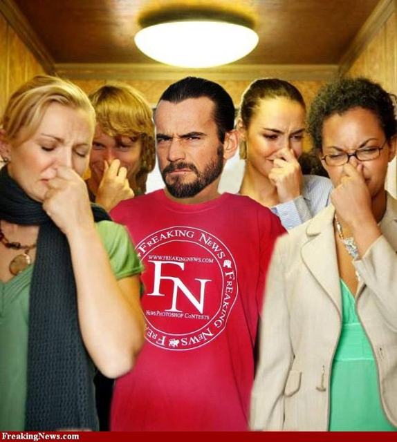 CM Punk accidentally drops a different kind of pipe bomb in crowded elevator