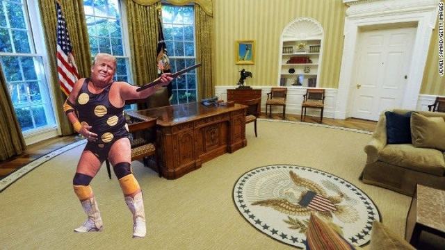 Trump attempts babyface turn with “New American Dream” gimmick