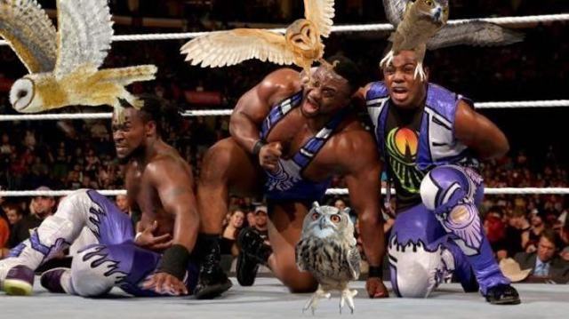 New Day attacked by flock of hooting owls