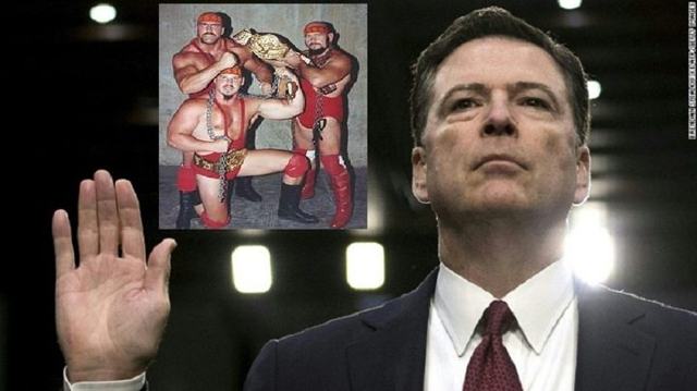 Comey testifies that Russians interfered with Great American Bash 1986