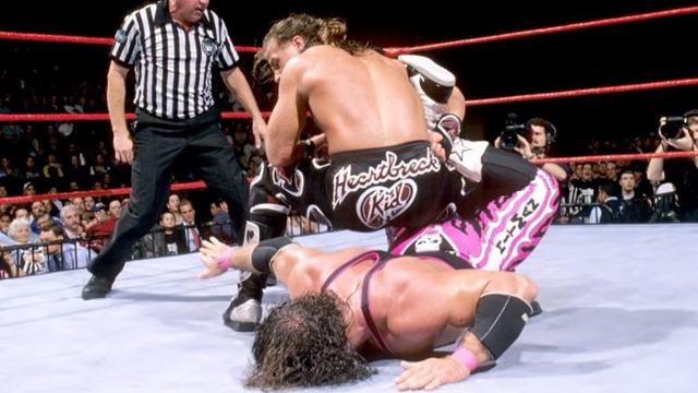 This “Sexy Boy” put this “Hitman” in his own signature hold — and you won’t believe what happened next!