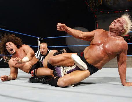 How many of these bizarre pro wrestling moves can you name?