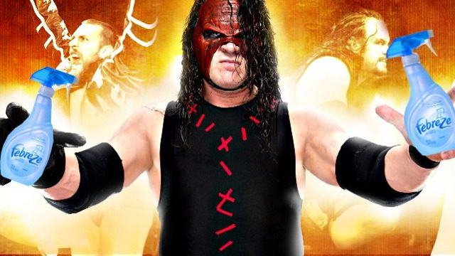 Kane realizes no amount of Febreze will de-stink his mask