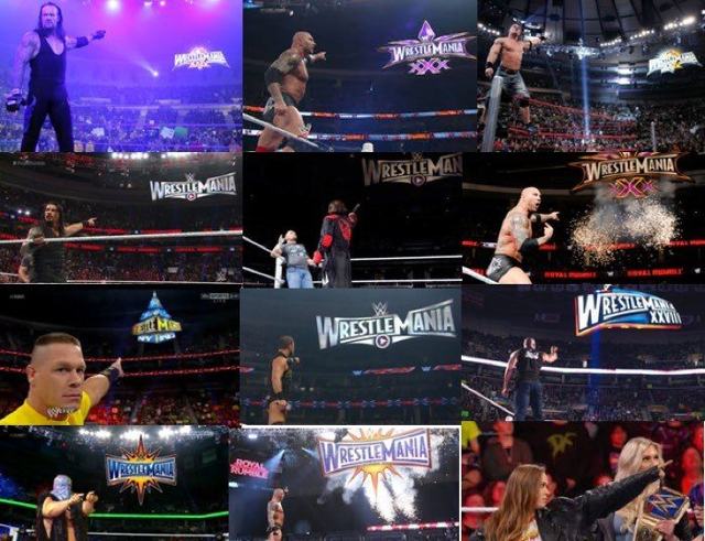 We rank the 728 most shocking times wrestlers pointed at the WrestleMania sign