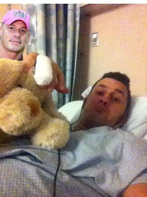 Ailing Colt Cabana gets Make-A-Wish visit from John Cena
