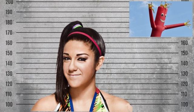 Bayley arrested after multiple car dealerships robbed of inflatable tube men