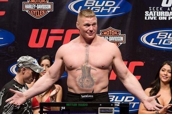 Lesnar finally completes phallic chest tattoo with a pair of testicles