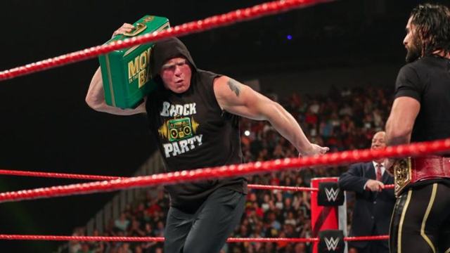 Lesnar baffled to find contractual documents in his new boombox