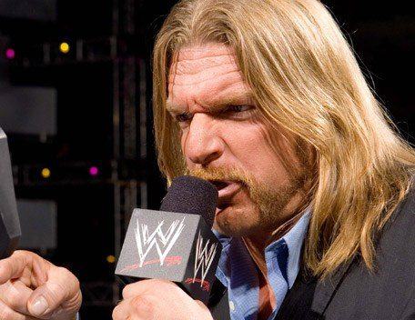 Triple-H celebrates his one-millionth utterance of “this business”