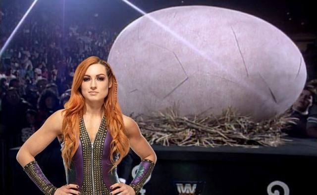 Becky Lynch’s baby to hatch from enormous egg at Survivor Series