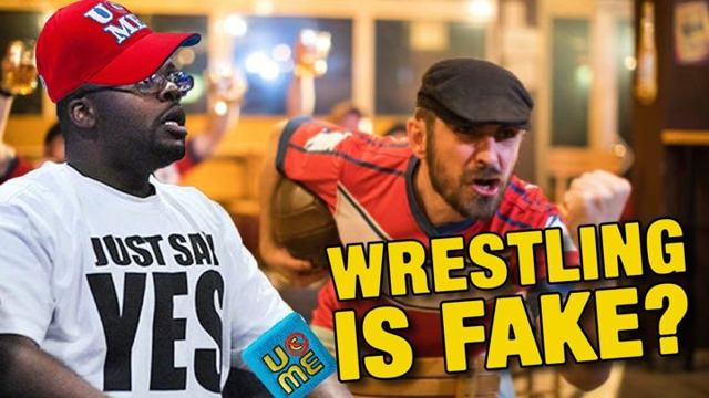 Wrestling fan heartbroken after stranger in bar informs him it is “fake”