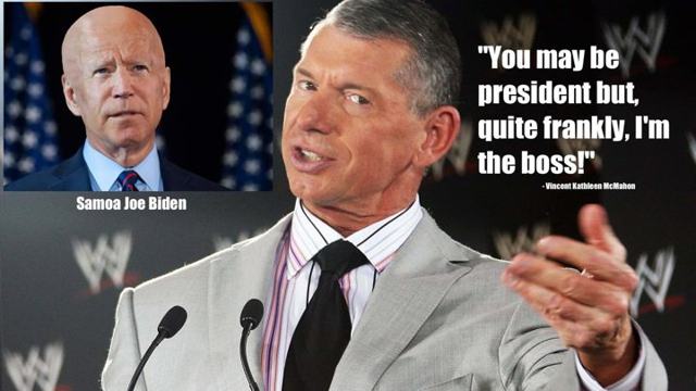 McMahon Challenges Biden to “Hair-vs-Hair Match” at WrestleMania 37
