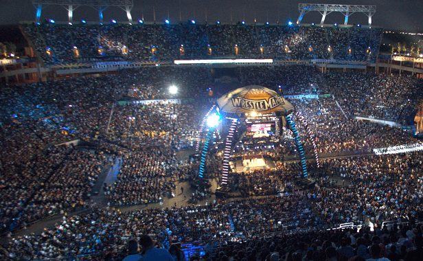 Guy with cheap seats at WrestleMania actually believes he’ll see stuff