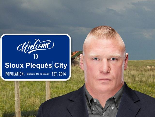 Brock Lesnar wins by landslide in Sioux Plequès City mayoral election