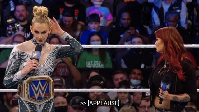 EPIC! Charlotte and Lita deliver another masterclass in stilted dialogue