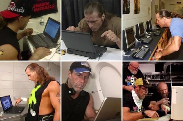 Shawn Michaels successfully sends his first email