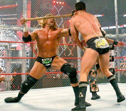 Triple H breaks his hand with improper sledgehammer technique