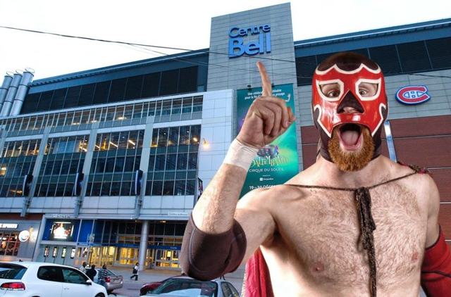 Generic luchador spotted in Montreal