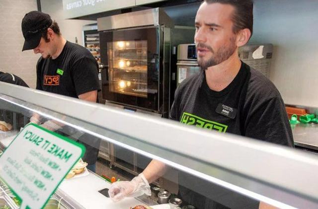 CM Punk spotted working as sandwich artist at Chicago-area Subway
