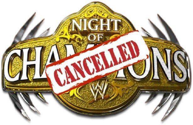Night of Champions cancelled after wrestlers settle their differences through dialogue