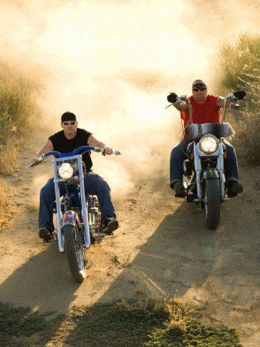 Aces & Eights last seen in Harley race down dusty roads