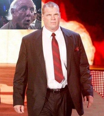 Ric Flair issues WrestleMania challenge to Kane’s suit jacket