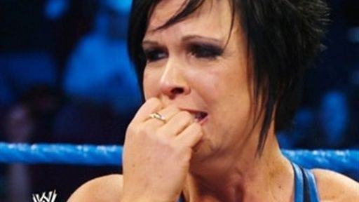 Vickie Guerrero shrieks “Excuse me” after unintentional fart