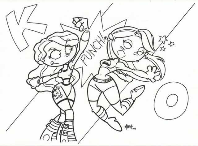 Controversial cartoon depicts AJ Lee having great match