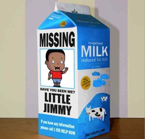 Missing persons report filed for Little Jimmy