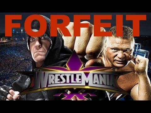 Undertaker calls in sick for WrestleMania