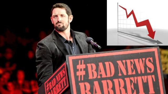 Barrett delivers bad news to WWE shareholders after stock drop