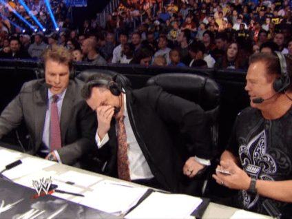 Commentators insist Raw crowd is chanting “See, I’m drunk!”