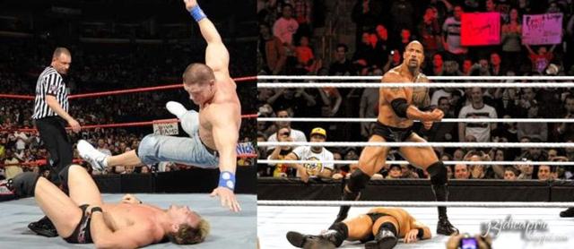 Five-Knuckle Shuffle vs. People’s Elbow in long-awaited showdown of ridiculous moves