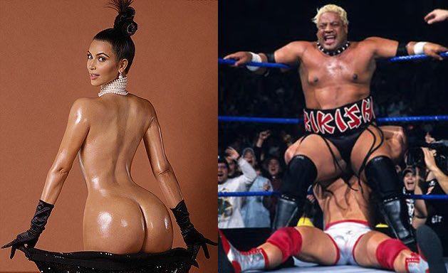 Kim Kardashian signed to WWE as “Rikishi”