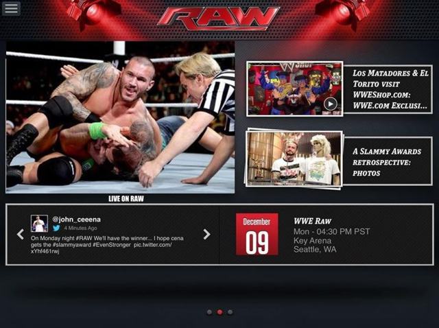 WWE App offers exclusive footage of commercial break rest hold
