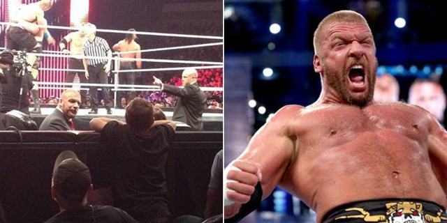 Triple H regains heel cred by punching toddler