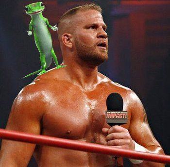 Matt Morgan aspires to plug auto insurance like the Geico Gecko