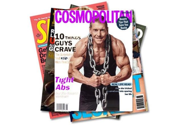 Vince McMahon featured on cover of Cosmopolitan