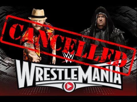 Undertaker calls in sick for WrestleMania