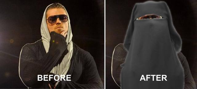 Miz transitions from headscarf to full niqab