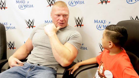 Make-A-Wish visit goes horribly awry when Lesnar eats child