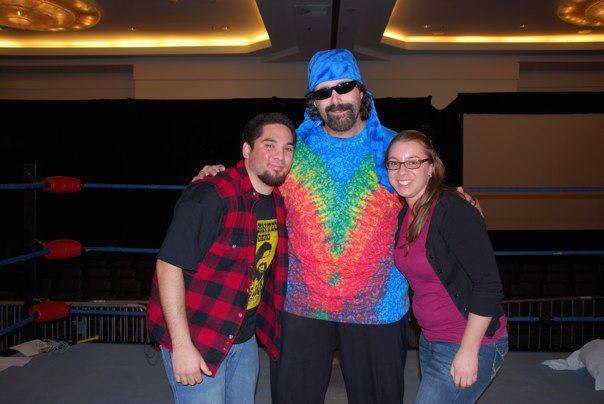 Lone female at wrestling convention feels like Smurfette