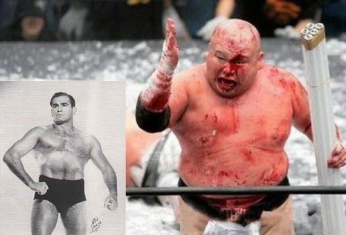 Lou Thesz rolls in grave during entire deathmatch tournament