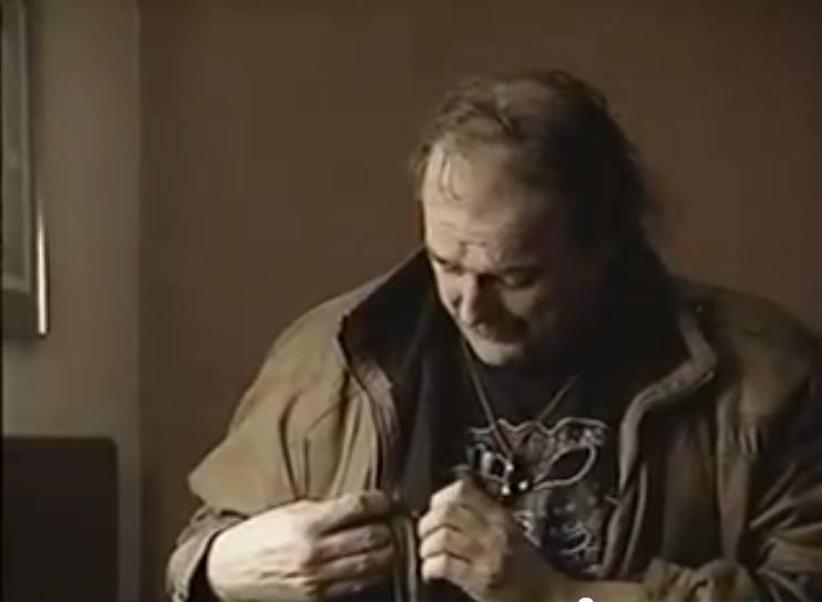 Jake Roberts has chocolate or something on his jacket