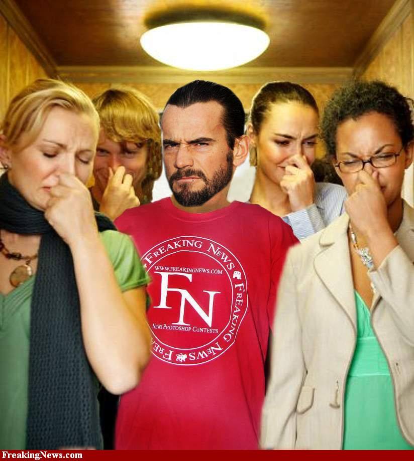 CM Punk accidentally drops a different kind of pipe bomb in crowded elevator