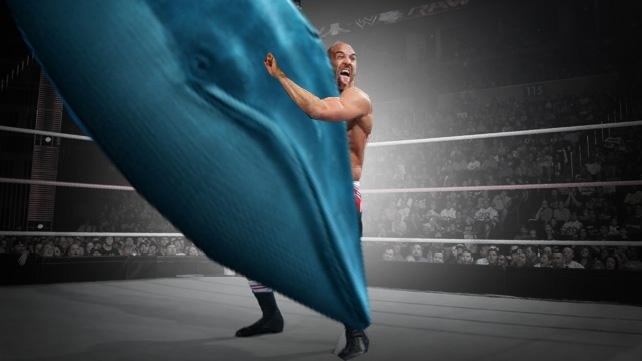 Cesaro delivers Neutralizer to blue whale