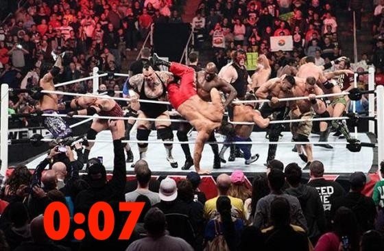 Royal Rumble countdown clock helps fans remember reverse numerical order